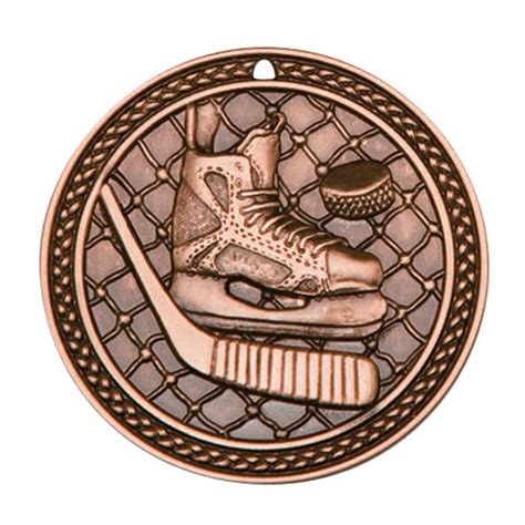 MEDAL ECONOMY 2" HOCKEY BRONZE - Caldwell Recognition