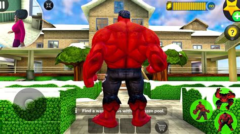 Playing As Red Hulk In Scary Teacher D And Trolling Miss T New