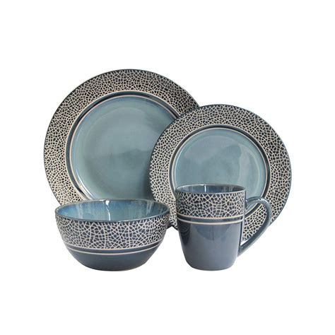 Birch Lane™ Sonali Mosaic 16 Piece Stoneware Dinnerware Set And Reviews Wayfair