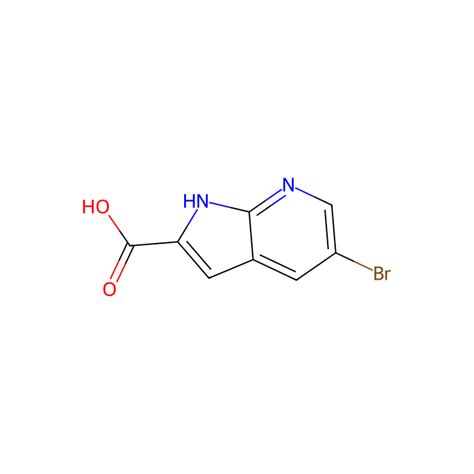 5 Bromo 1H Pyrrolo 2 3 B Pyridine 2 Carboxylic Acid 95 Prefix CAS No