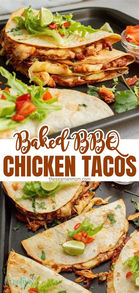 Baked Chicken Tacos With Leftover Bbq Chicken Easy Peasy Creative Ideas