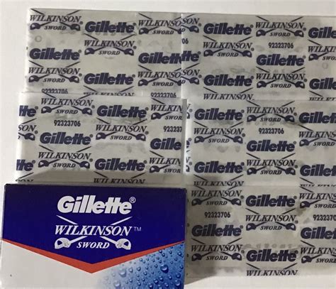 5 Gillette Wilkinson Sword Double Edge Razor Blades For Sale Online EBay