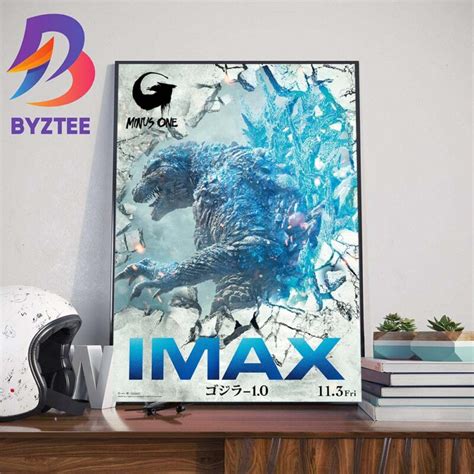 Official Japanese Imax Poster For Godzilla Minus One Wall Decor Poster