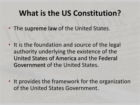 Ppt United States Constitution Powerpoint Presentation Free