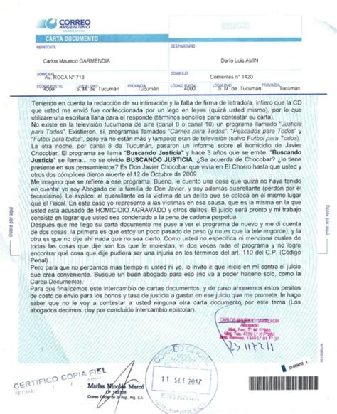 Modelo De Carta Documento Para Intimar