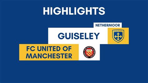 HIGHLIGHTS | Guiseley AFC vs FC United 18th October 2022 - YouTube