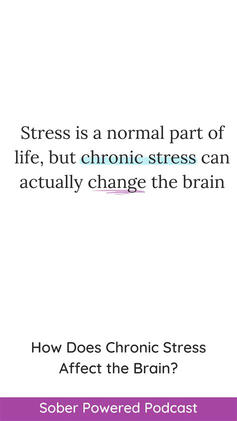 How Does Chronic Stress Affect The Brain — Sober Powered