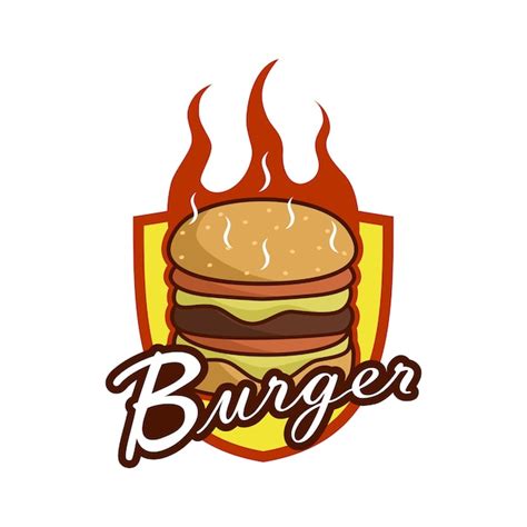 Premium Vector | Burger logo