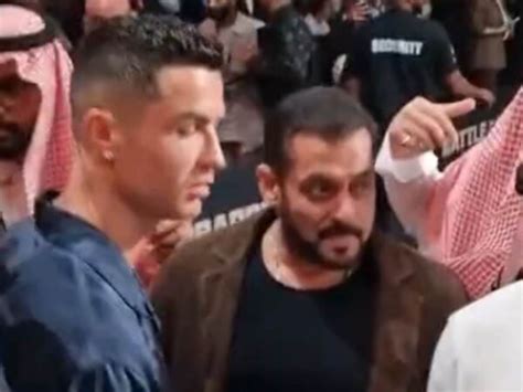 Watch Cristiano Ronaldo Fails To Recognize Bollywood Actor Salman Khan