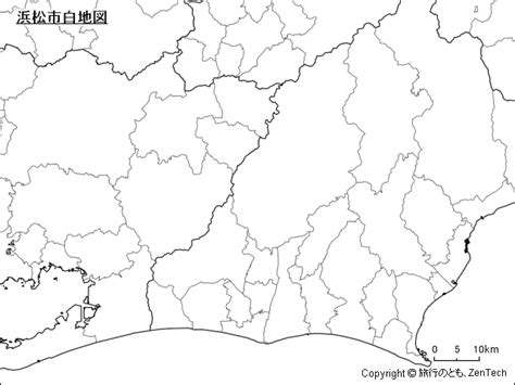 静岡県：浜松市地図 旅行のとも、zentech