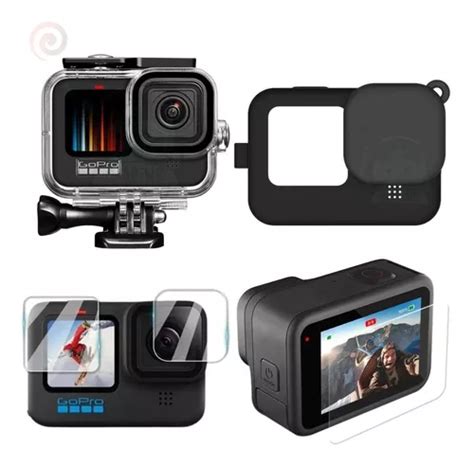 Kit Gopro Hero Estanque Case Silicone Pel Cula Vidro