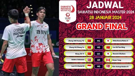 Jadwal Live Final Daihatsu Indonesia Master Hari Ini Leo C Danil