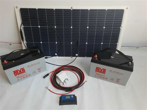 Zestaw Solarny Panel X Akumulator Ah Gara Przyczepa D Krak W