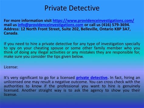 Ppt The Role Of A Private Detective Company In Cracking Cold Cases