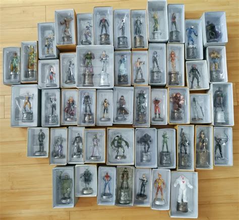 LOT DE 50 Figurine Eaglemoss Jeu D échecs Marvel Et DC Destockage