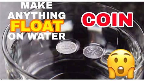 How To Make Anything To Float On Water Floating Needle Trick Youtube