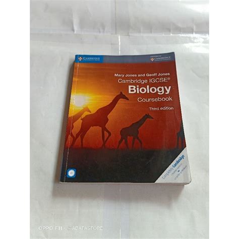 Jual BUKU CAMBRIDGE IGCSE BIOLOGY COURSEBOOK THIRD EDITION MARY JONES