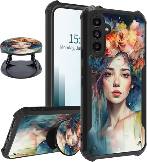 Janenfna For Samsung Galaxy A15 5g Case With Stand Holder