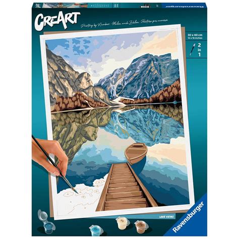 Ravensburger CreArt Malen Nach Zahlen 23612 Lake Views Ab 12