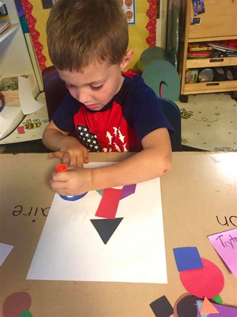 Making A Picture Out Of Shapes Art Activity