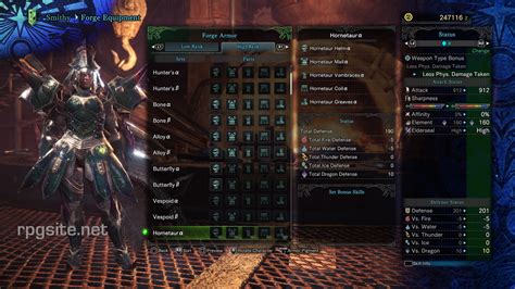 Monster Hunter World High Rank Female Armor Sets All High Rank Female Armor Sets Pictured Rpg