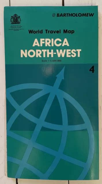 Carte Afrique Nord Ouest World Travel Map Bartholomew Eur