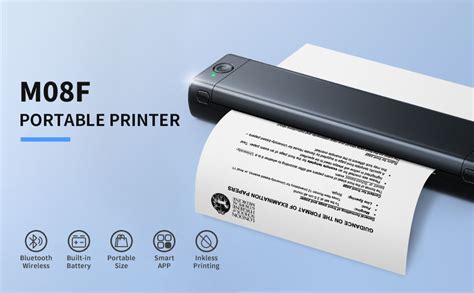 Portable Printer A Colorwing M F Bluetooth Thermal Printer