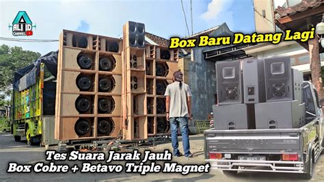 Tes Suara Jarak Jauh Box Cobre Speaker Betavo Triple Magnet Brewog