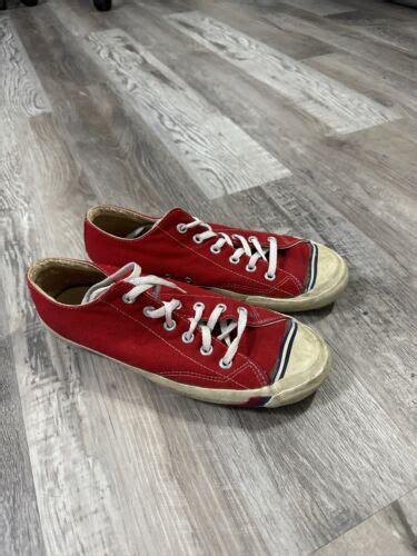 Vintage 1960s Pro Keds Athletic Red Shoes 9m Ebay