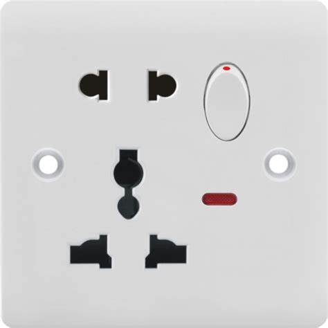 Universal Switch Socket 5 Pins 13A KLIK Simland Trading Ltd