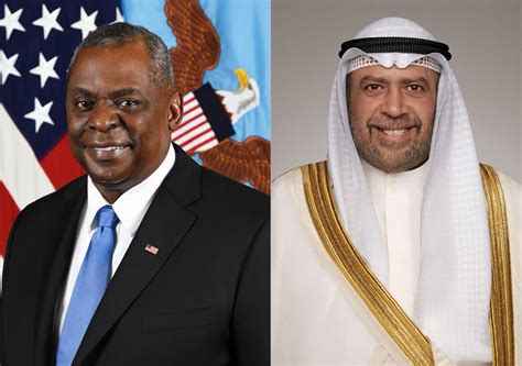 Kuna Kuwaiti Us Defense Ministers Discuss Boosting Coop