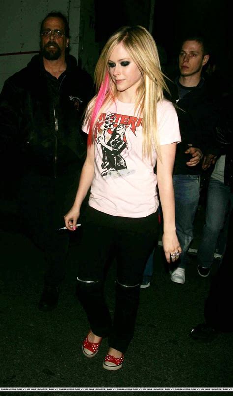 The Best Damn Thing Avril Lavigne Punk T Shirt Outfits Tops Women