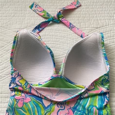 Lilly Pulitzer Swim Lilly Pulitzer Bliss Halter Tankini Bikini Top