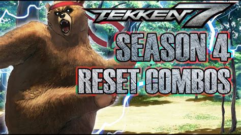 Tekken 7 Kuma Panda Reset Combo Guide High Damage Combos YouTube