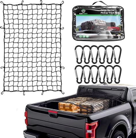 Cargo Net For Pickup Truck Bed 4 X6 Elastic Bungee Cargo Net For Truck