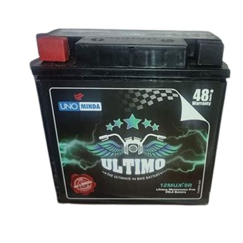 Capacity 7 Ah UNO Minda 12MUX 9R Two Wheeler Battery 12MUX 7R At Best