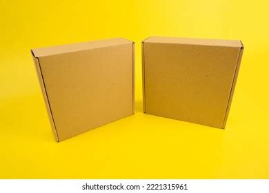 Cardboard Boxes Various Shapes Positions Isolated Stock Photo ...