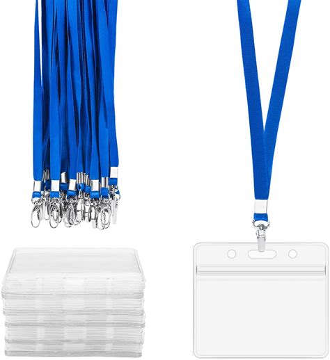 Lanyards Soporte Para Insignia De Identificaci N Funda Protectora De Pl