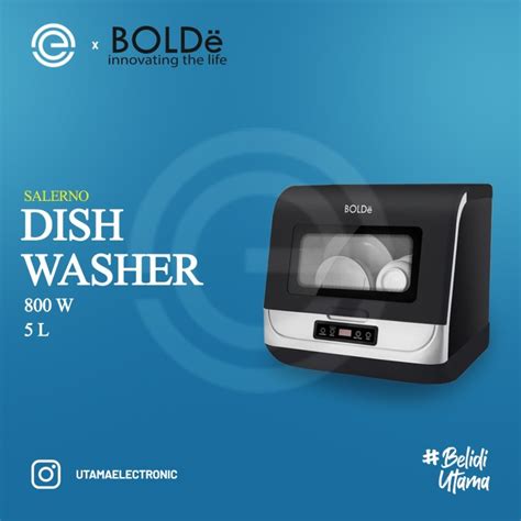 Promo Bolde Pencuci Piring Otomatis Smart Dishwasher Salerno Cicil