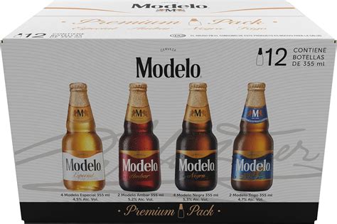 Cerveza Modelo Premium Pack 12 Botellas De 355ml Con Modelo Especial