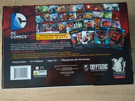 Настільна гра Dc Comics Deck Building Game Heroes Unite Used Купити