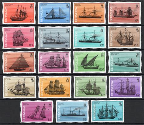 Bermudas Shipwreck Postage Stamps