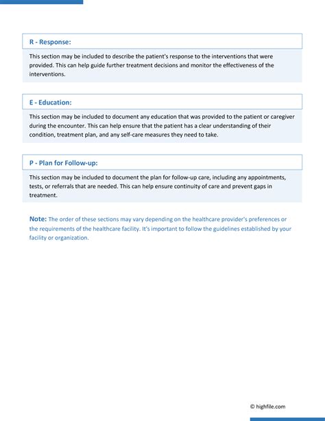 Nursing Soap Note Word Pdf Highfile