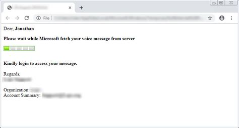 New Office 365 Phishing Scams Using Audio Voicemail Recordings