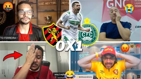 REAÇÕES DO SPORT REVOLTADOS DERROTA E CHORO AO VIVO SPORT 0X1