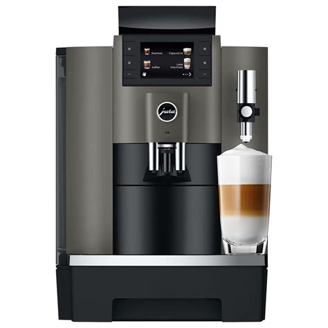 Jura W8 101 Oz Automatic Coffee Maker in Dark Inox