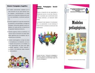 Modelos Pedagogicos PPT