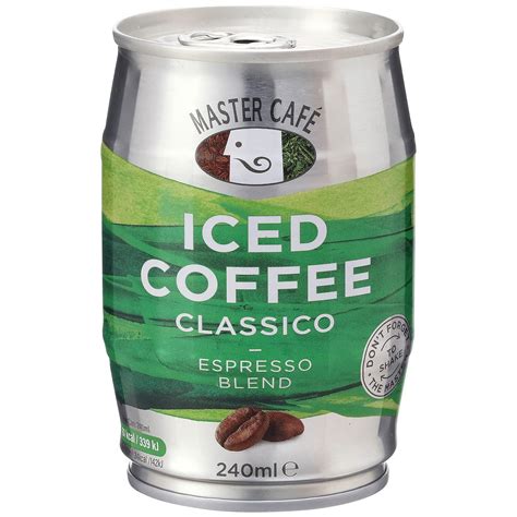 Buy Master Café Iced Coffee in Cans Full Bodied Arabica Robusta