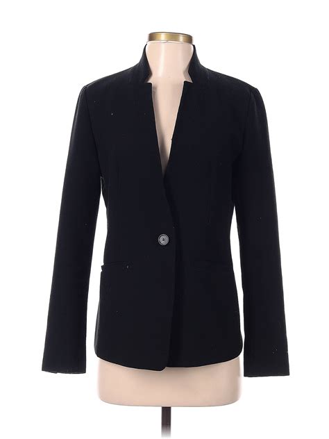 Ann Taylor Loft Solid Black Blazer Size 4 80 Off Thredup