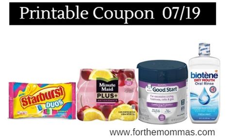 Printable Coupon Roundup 07 19 Save On Gerber Campho Phenique L